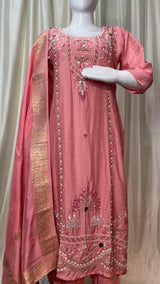 Premium Silk Ready Made suit 15