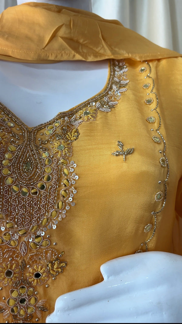 Premium Silk Suit (Ready Made)