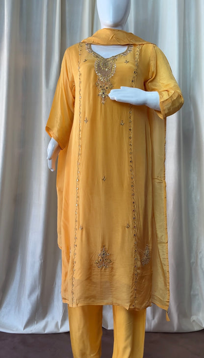 Premium Silk Suit (Ready Made)
